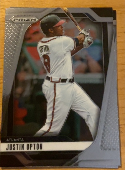 2025 Panini Prizm #115 Justin Upton — front