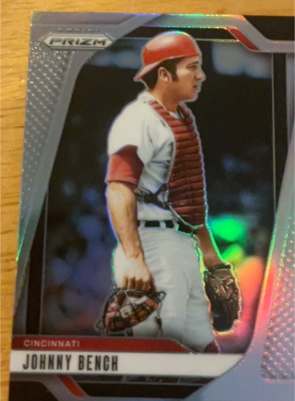 2025 Panini Prizm #17 Johnny Bench — front