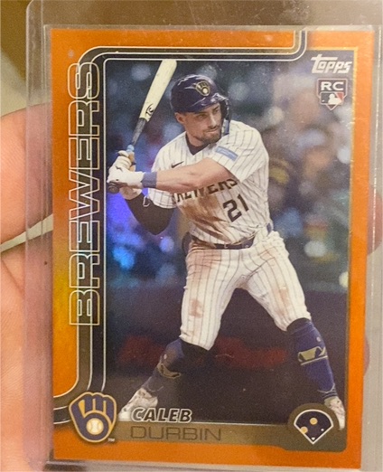 2025 Topps Update #US170 Caleb Durbin — front