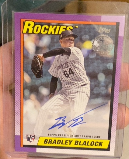 2025 Topps Update #90A-BBI Bradley Blalock — front