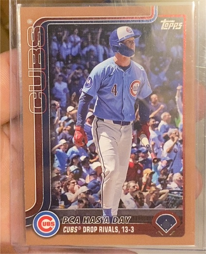 2025 Topps Update #US164 Pete Crow-Armstrong PCA Has A Day — front