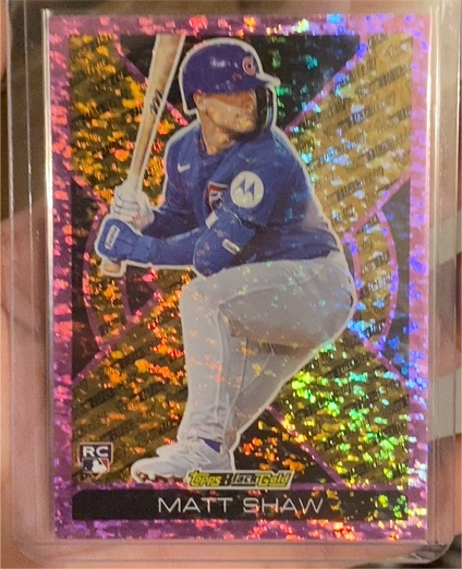 2025 Topps Update Black Gold #BG-7 Matt Shaw — front