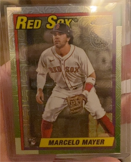 2025 Topps Update Series - 1990 Topps Chrome Silver Pack Marcelo Mayer #U90C-33 — front