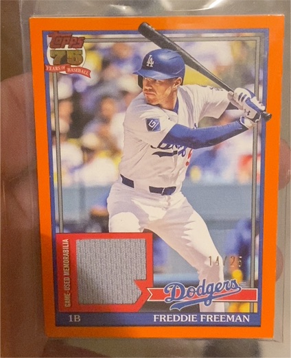 2026 Topps Series 1 1991 Topps #91R-FF Freddie Freeman — front