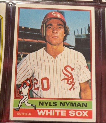 1976 Topps #258 Nyls Nyman Chicago White Sox — front
