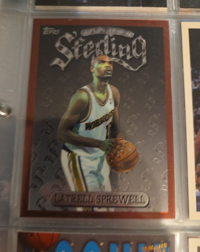 1996-97 Topps Finest Sterling #237 Latrell Sprewell — front