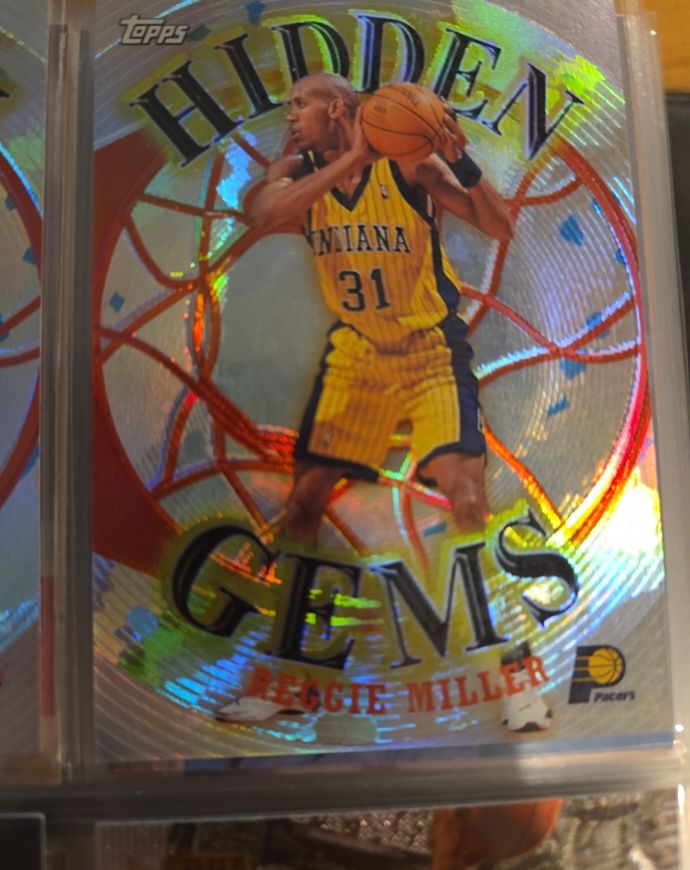 2000-01 Topps #HG6 Hidden Gems Reggie Miller — front