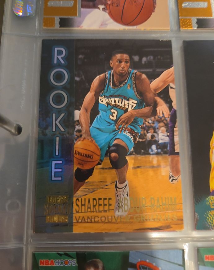 1996-97 Topps Stadium Club Rookies #R1 Shareef Abdur-Rahim — front
