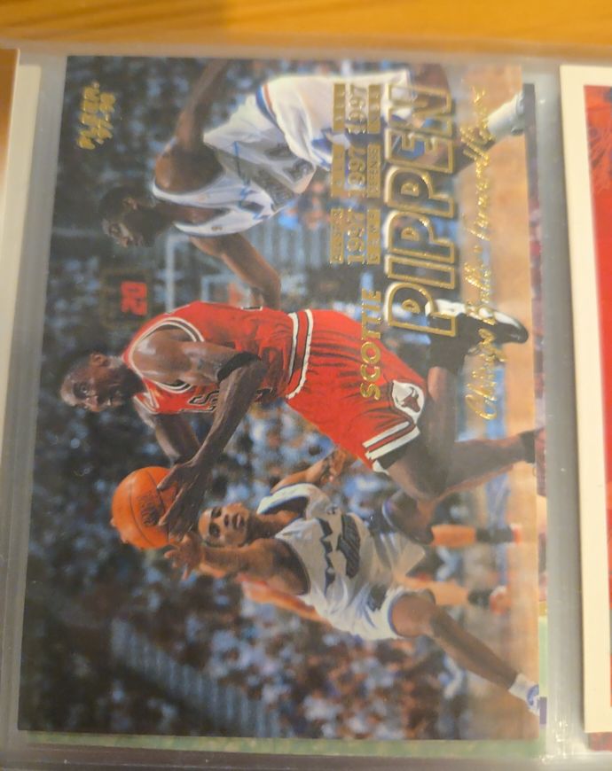 1993-94 Fleer 5th Anniversary Gold #32 Scottie Pippen — front