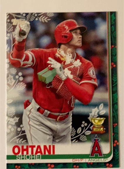 2019 Topps Holiday #HW16 Shohei Ohtani — front