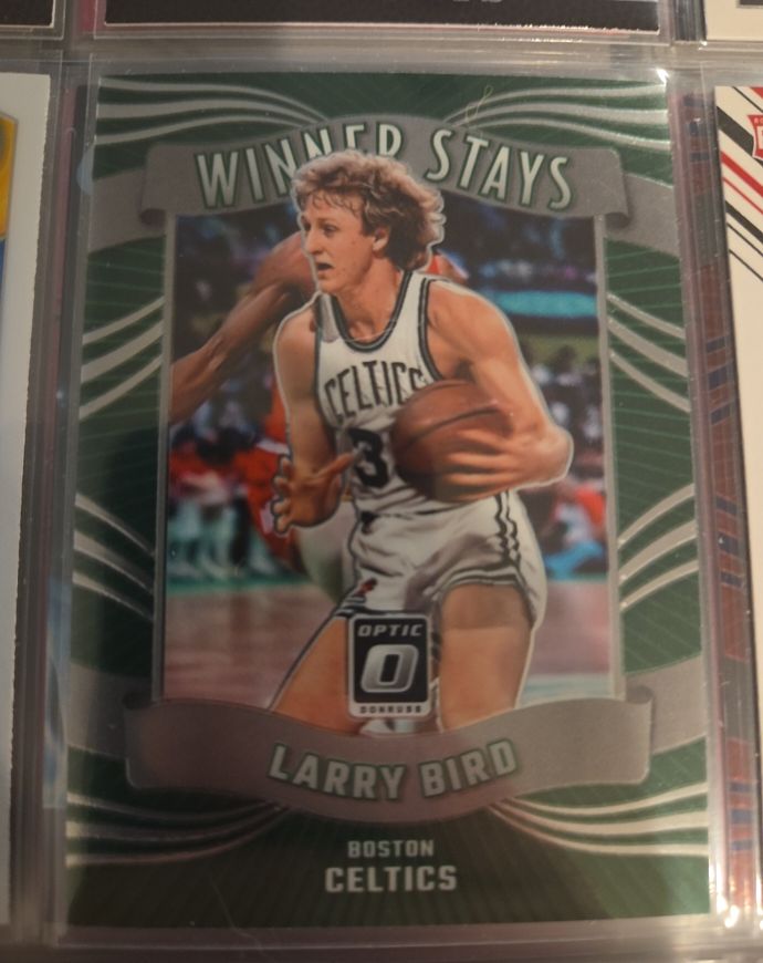 2023-24 Panini Donruss Optic #3 Larry Bird Winner Stays — front