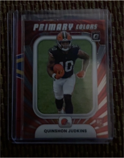 2025 Panini Donruss Optic #17 Quinshon Judkins Primary Colors — front
