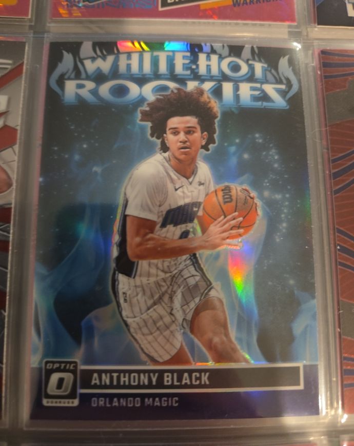 2023-24 Donruss Optic #1 Anthony Black White Hot Rookies — front