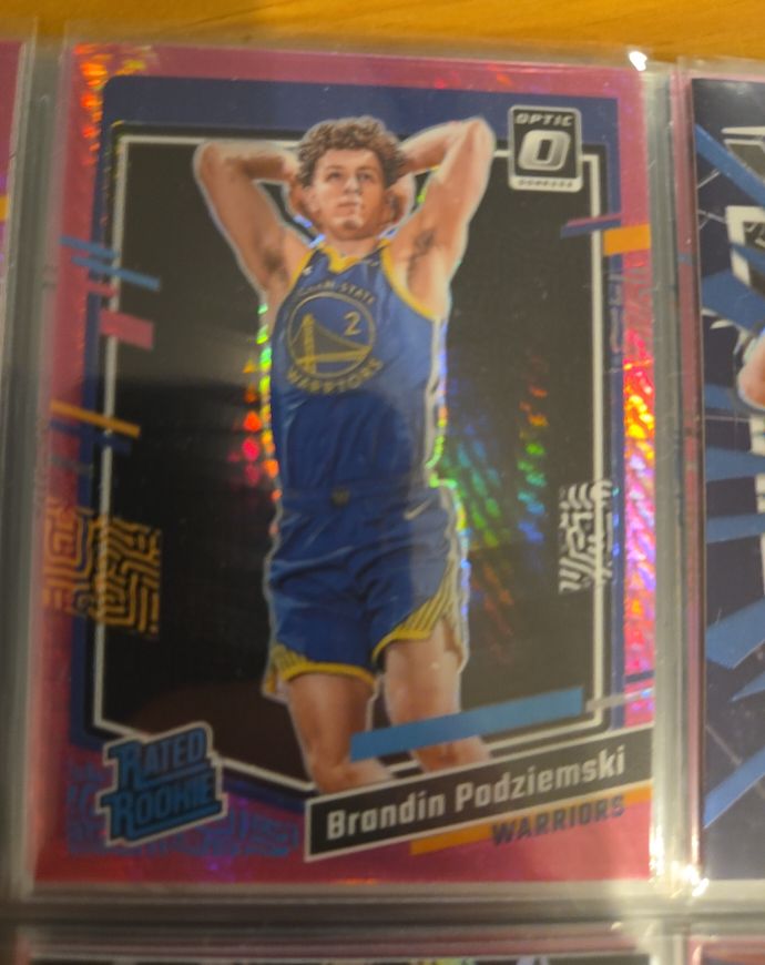2023-24 Panini Donruss Optic #203 Brandin Podziemski — front
