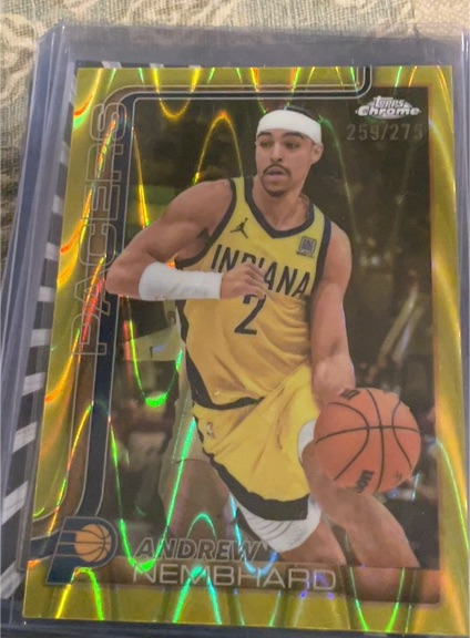 2025-26 Topps Chrome #97 Andrew Nembhard — front