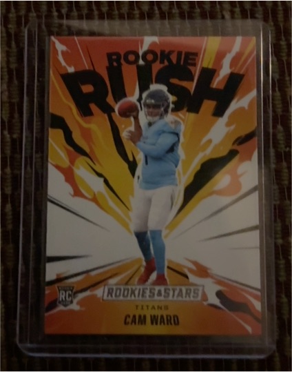 2025 Panini Rookies & Stars Rookie Rush #3 Cam Ward — front