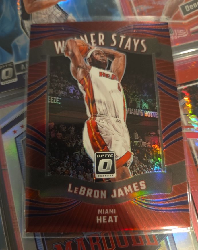 2023-24 Donruss Optic #2 LeBron James Winner Stays — front