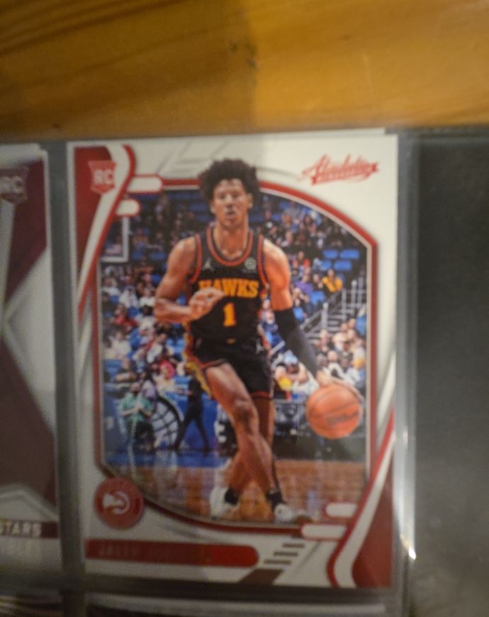 2021-22 Panini Chronicles Absolute #207 Jalen Johnson RC Atlanta Hawks — front