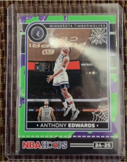 2024-25 Panini Haunted Hoops #137 Anthony Edwards — front