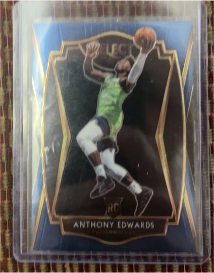 2020-21 Panini Select #169 Anthony Edwards — front