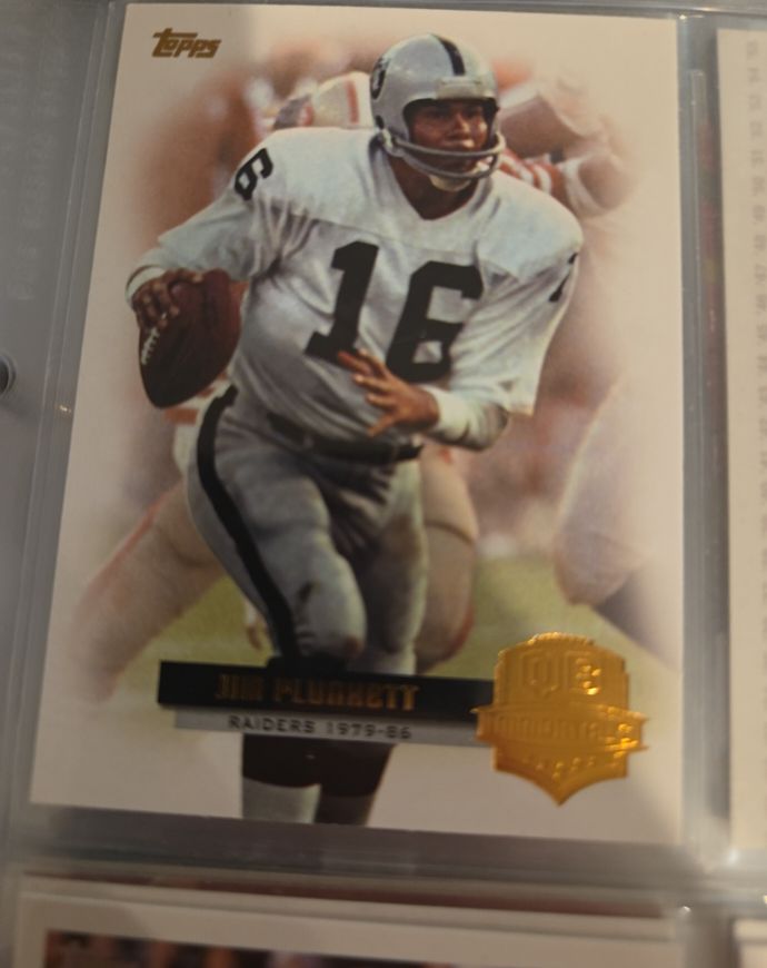 2012 Topps QB Immortals #QI-JP Jim Plunkett — front