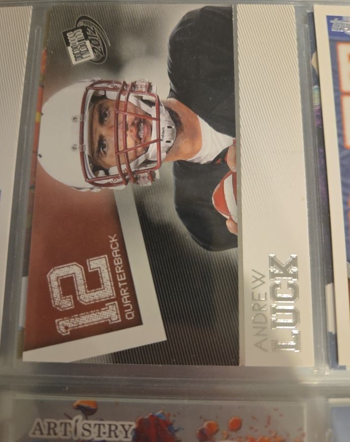 2012 Press Pass #30 Andrew Luck — front