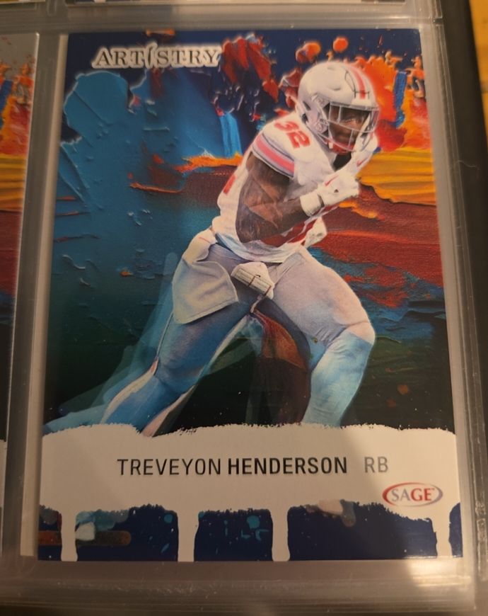 2025 Sage Artistry #21 Treveyon Henderson — front