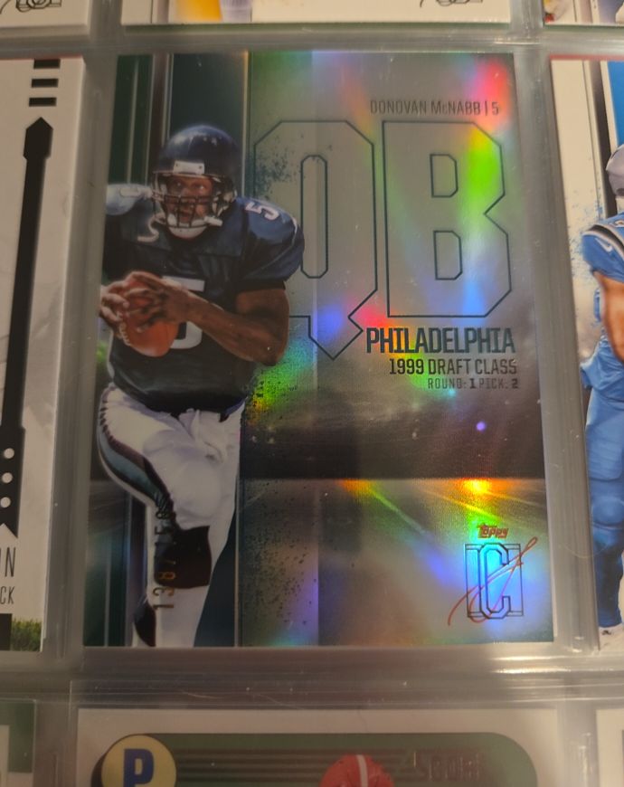 1999 Topps Signature Class #45 Donovan McNabb — front