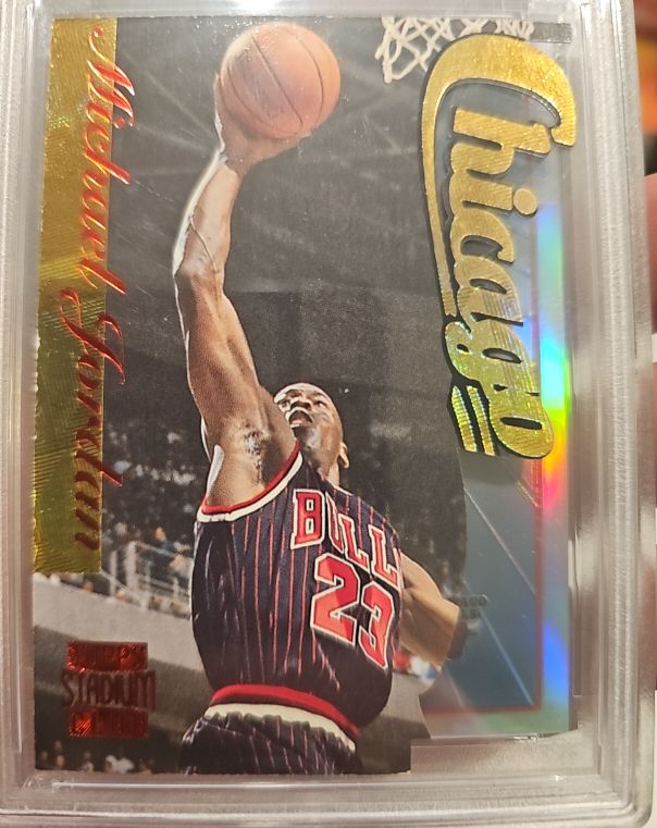 1996-97 Topps Stadium Club Fusion #F1 Michael Jordan — front