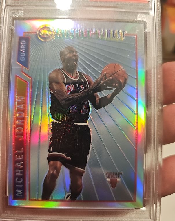 1996 Topps Mystery Finest #M14 Michael Jordan — front