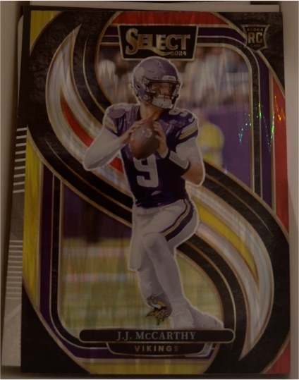 2024 Panini Select Premier Level #134 J.J. McCarthy — front