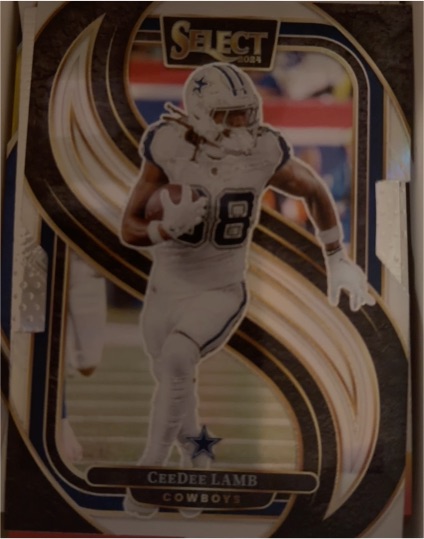 2024 Panini Select Premier Level #135 CeeDee Lamb Silver Prizm Die-Cut — front