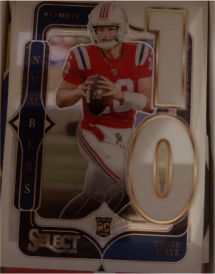 2024 Panini Select Numbers #20 Drake Maye — front