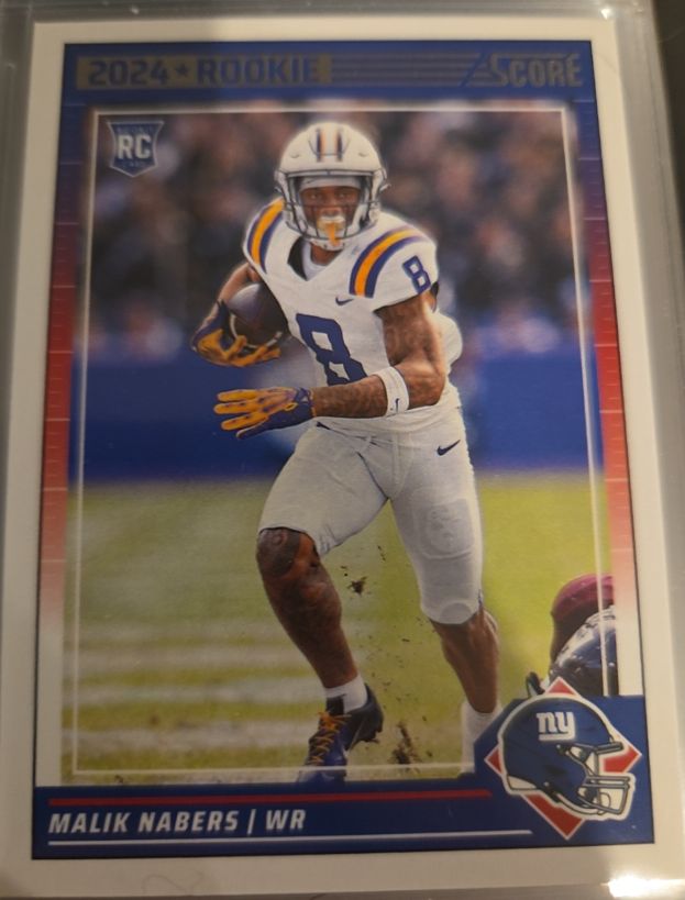 2024 Panini Score #306 Malik Nabers — front
