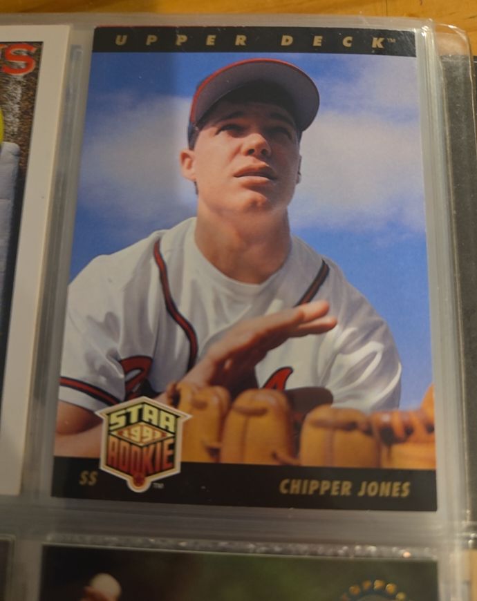 1993 Upper Deck #24 Chipper Jones — front