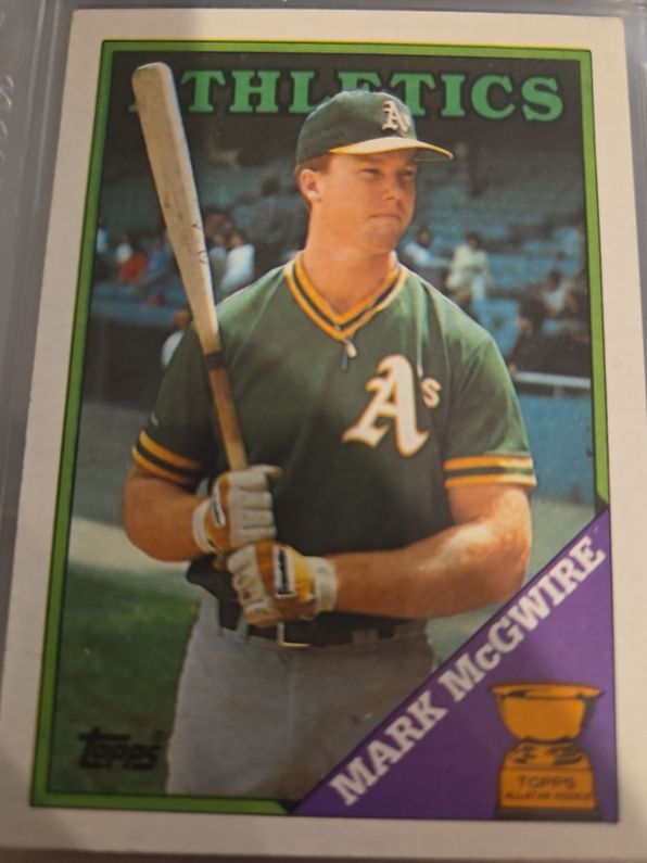 1988 Topps #580 Mark McGwire — front