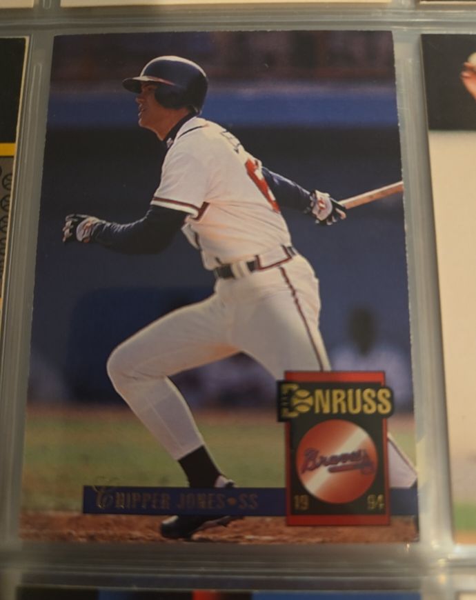 1994 Donruss #453 Chipper Jones — front