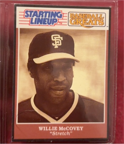 1989 Kenner Starting Lineup Baseball Greats #4121132000 Willie McCovey — front
