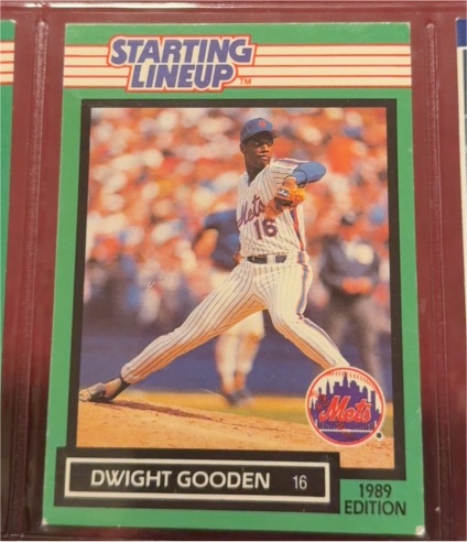 1989 Kenner Starting Lineup #16 Dwight Gooden — front