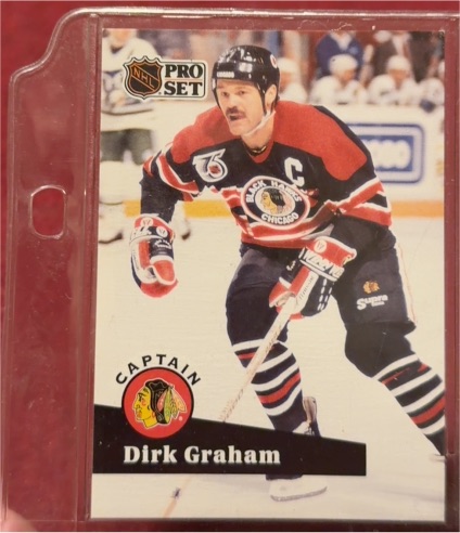 1991-92 Pro Set #570 Dirk Graham — front