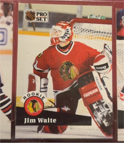 1991 Pro Set #530 Jim Waite — front
