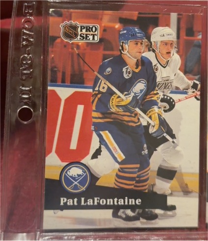 1991-92 Pro Set #358 Pat LaFontaine — front