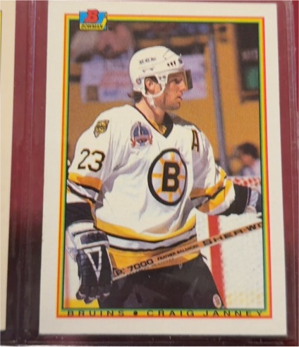 1990-91 Bowman #33 Craig Janney Boston Bruins — front