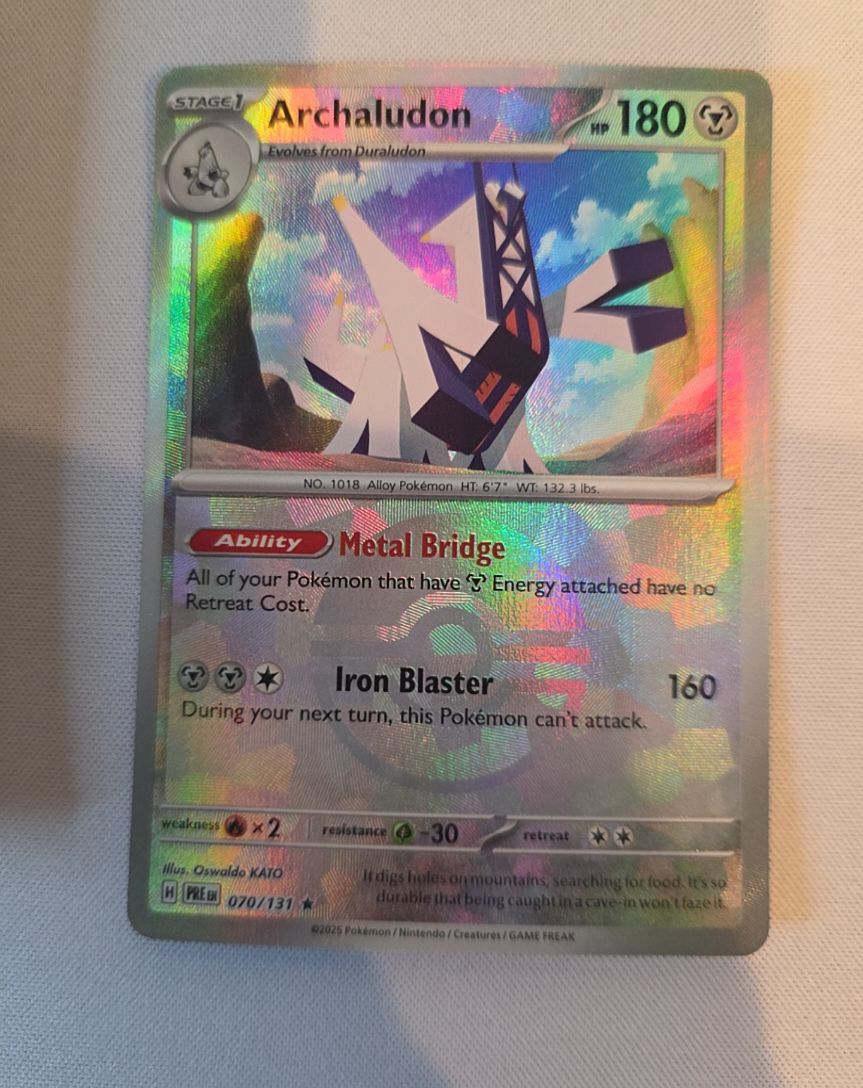 2025 Pokémon #070 Archaludon — front