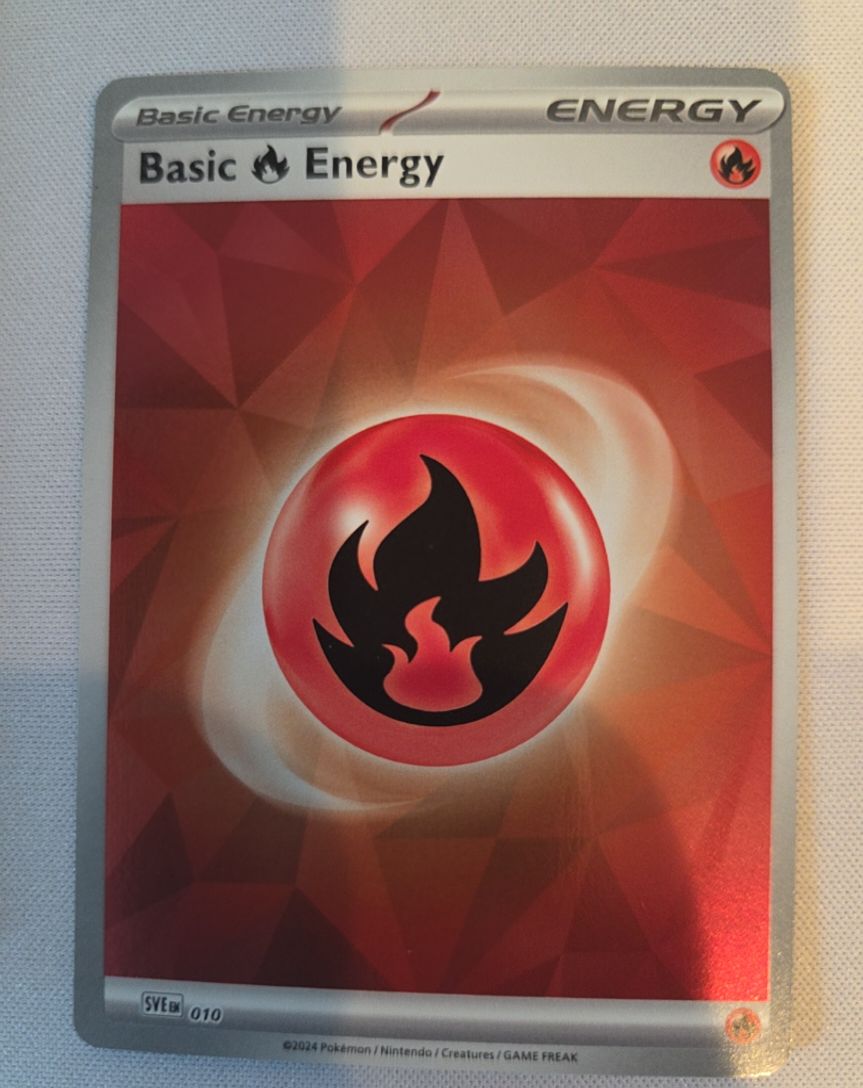 2024 Pokémon SVE #010 Basic Fire Energy — front