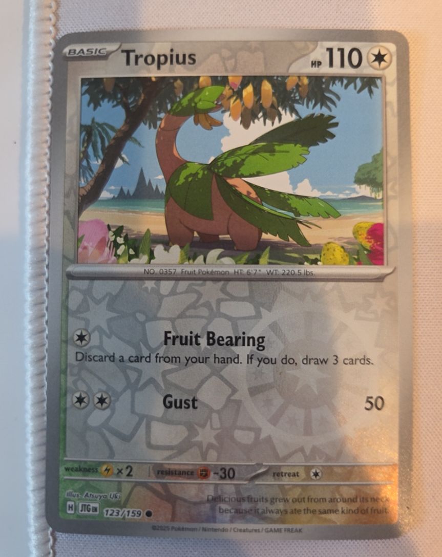 2025 Pokémon SV09: Journey Together #123 Tropius — front