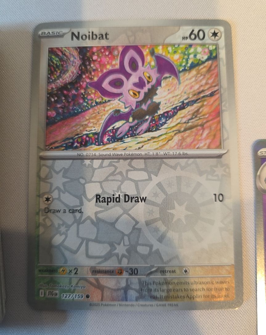 2025 Pokémon SV09 Journey Together #127 Noibat — front