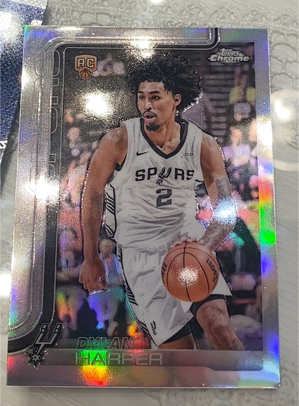 2025-26 Topps Chrome #252 Dylan Harper — front