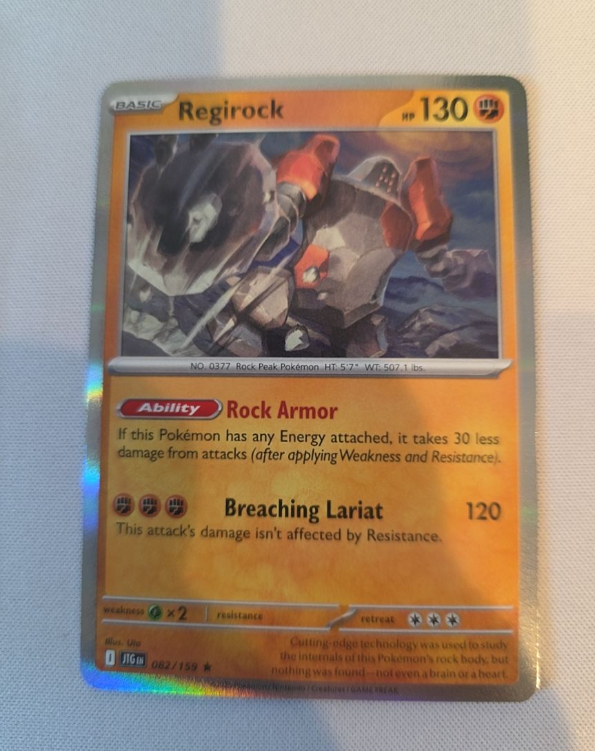 2023 Pokémon Journey Together #082 Regirock — front