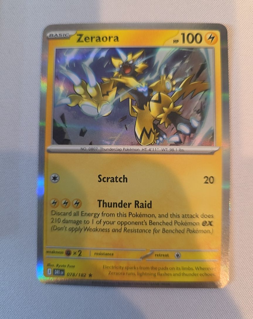 2025 Pokémon #078 Zeraora — front